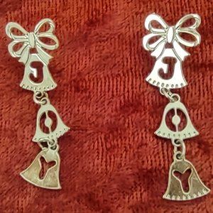 Gold tone fashion "Joy" earrings. Posts, no backs. NWOT